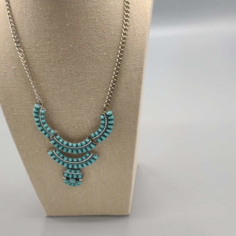 Spring Street Blue Stone Adjustable Necklace